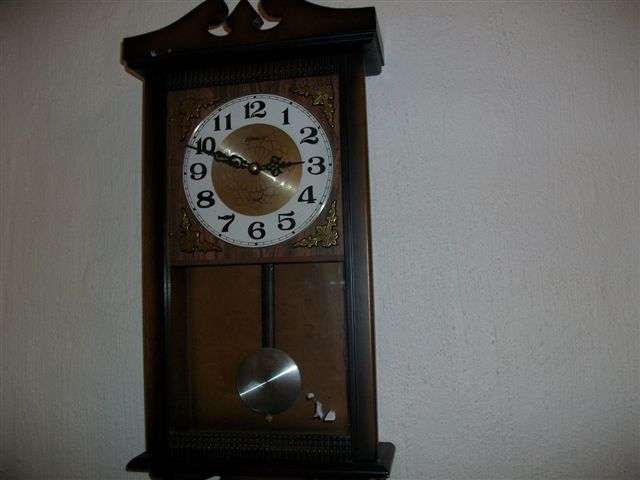 nice blessings wall clock , battery operated